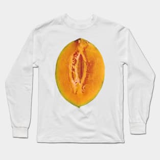 Yellow Melon Slice Long Sleeve T-Shirt